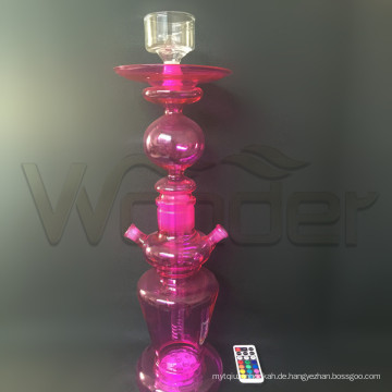 Hookah Hersteller hohe rosa LED Ligtht Hookah